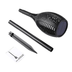 10 Pack Solar Torch Lights 96 LED Flickering Lighting Dancing Flame Garden Lamp