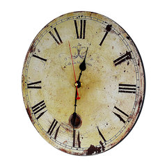 Large Vintage Wall Clock Kitchen Office Retro Timepiece