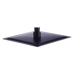 200mm Shower Head Square 304SS Electroplated Matte Black Finish