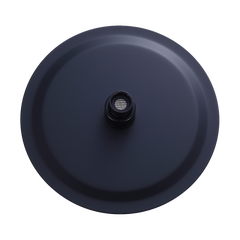 200mm Shower Head Round 304SS Electroplated Matte Black Finish