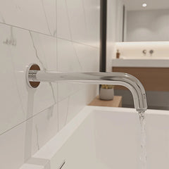 220mm Bath Spout in Polished Chrome Finish