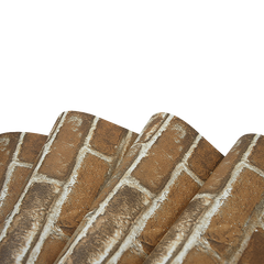 Wallpaper Faux Brick Wall Paper Roll