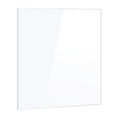 Toughened 60cm x 70cm White Glass Kitchen Splashback