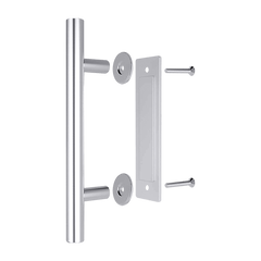 12" Barn Door Handle Sliding Flush Pull Wood Door Gate Hardware Stainless Steel