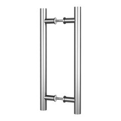 Round 300mm Stainless Steel Push Pull Door Handle for Wood Glass