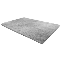 230x160cm Floor Rugs Large Shaggy Rug Area Carpet Bedroom Living Room Mat - Grey