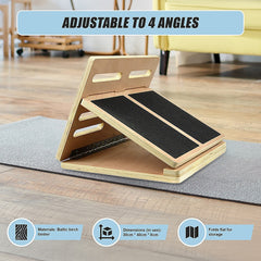 Slant Board Calf Stretcher Incline Stretch as Used in Egoscue Method