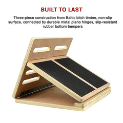 Slant Board Calf Stretcher Incline Stretch as Used in Egoscue Method