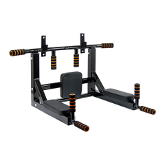 Heavy Duty Wall Mounted Power Station Pull Up Dip Knee Raise Bar