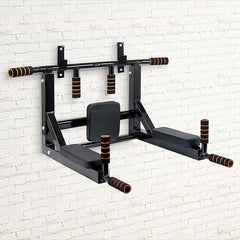 Heavy Duty Wall Mounted Power Station Pull Up Dip Knee Raise Bar