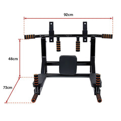 Heavy Duty Wall Mounted Power Station Pull Up Dip Knee Raise Bar