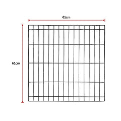 24" 8 Panel Pet Dog Playpen Puppy Exercise Cage Enclosure Fence Play Pen