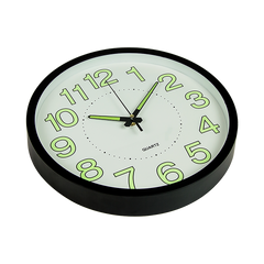 305mm Luminous Wall Clock Glow In The Dark Silent Quartz Indoor Home Modern Clock