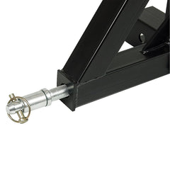 Heavy Duty Steel 3 Point 2" Trailer Hitch Receiver Tow Drawbar For Cat 1 Tractor