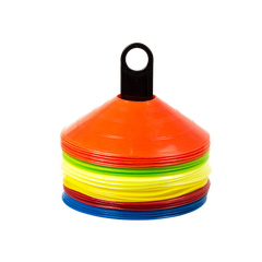 60 Pack Sports Training Discs Markers Cones Soccer AFL Exercise Personal Fitness