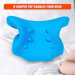 Cloud Plush Neck Pillow for Relaxing Neck and Shoulder Support