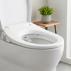 Non Electric Bidet Toilet Seat W/ Cover Bathroom Spray Water Wash