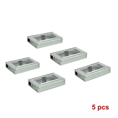 5x Humane Reusable Mice Trap Safe Live Catch Metal Mouse Catcher