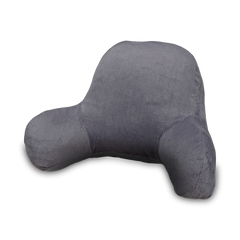 52cm Reading Pillow Back Rest with Arm Support Cushion – Dark Grey