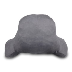 52cm Reading Pillow Back Rest with Arm Support Cushion – Dark Grey