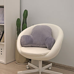52cm Reading Pillow Back Rest with Arm Support Cushion – Dark Grey