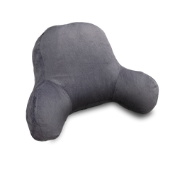 52cm Reading Pillow Back Rest with Arm Support Cushion – Dark Grey
