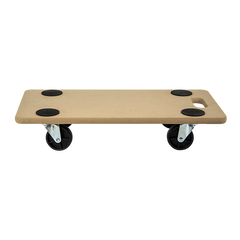 200kg Heavy Duty Hand Dolly Furniture Wooden Trolley Cart Moving Platform Mover