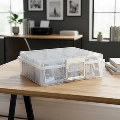 Jumbo Photo Storage Box 1600 4x6 Picture Album Organizer Container Craft Case