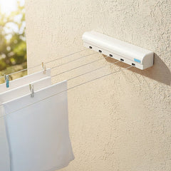 Retracting Clothesline 5 Line 18m Hanging Clothes Space Hanger