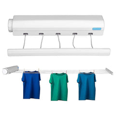 Retracting Clothesline 5 Line 18m Hanging Clothes Space Hanger
