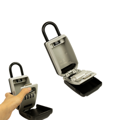 Security 4 Digit Combination Cable Lock Box With Luminous Dials