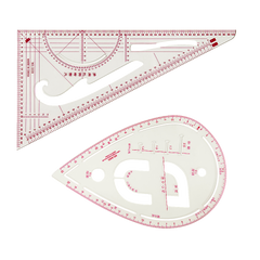 9pc French Curve Ruler Set DIY Sewing Pattern Measuring Tool for Dressmaker
