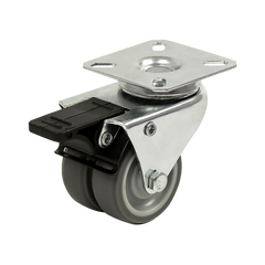 4x 2 Inch Heavy Duty Swivel Castor Wheels 50mm Brake