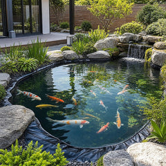 Fish Pond Liner 3 x 4.6m x 0.5mm Garden Pool Membrane Reinforced