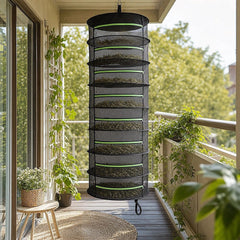 Herb Drying Rack Net 8 Layer Dryer Mesh Hanging Dryer Rack Zipper Dry Rack