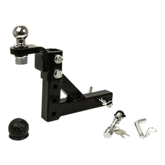 Adjustable Tow Bar Tongue Hitch 50mm Ball Drop for Trailer Caravan
