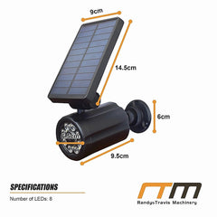 Solar LED Spotlight Motion Activated Security Light