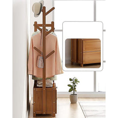 165x70cm Clothes Rack Stand Storage Shelves Modern Coat Tree