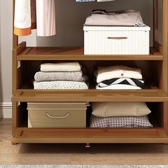 165x70cm Clothes Rack Stand Storage Shelves Modern Coat Tree