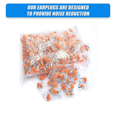 200 Pairs Disposable Foam Ear Plugs Noise Reducing Earplugs for Sleep Travel Work Study