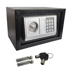 Electronic Digital Safe Security Box with Key Override Home Office Cash Jewellery Safe 8.5L
