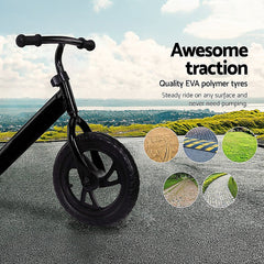 Kids Ride On Push Bike Balance Bicycle with Training Wheels for Toddlers