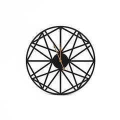 Large Metal Outdoor Wall Clock – Weather-Resistant for Garden and Home Decor
