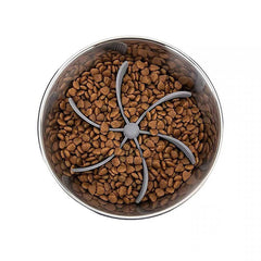 2x Dog Bowl Slow Feeder Insert