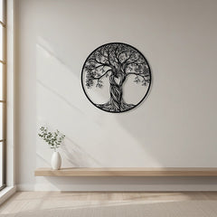 Tree Life Wall Decoration Metal Tree Wall Sculpture