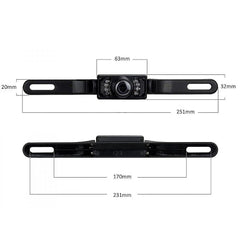 120 Degrees Camera Mirror Car Rear View Reverse Night Vision Parking System Kit