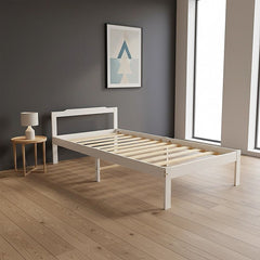 Natural Wooden Bed Frame Home Furniture
