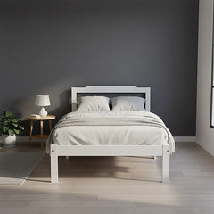 Natural Wooden Bed Frame Home Furniture