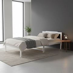 Natural Wooden Bed Frame Home Furniture