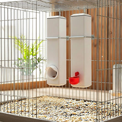 Chicken Bird Feeder Water Dispenser Automatic Waterer Poultry Food Drinker 4L